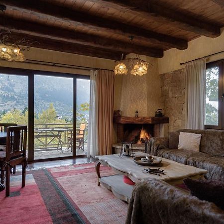 Parnassus Dreamwood Chalet Eptálofos Eksteriør bilde